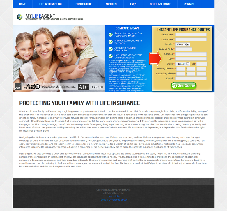 Family With Life Insurance
