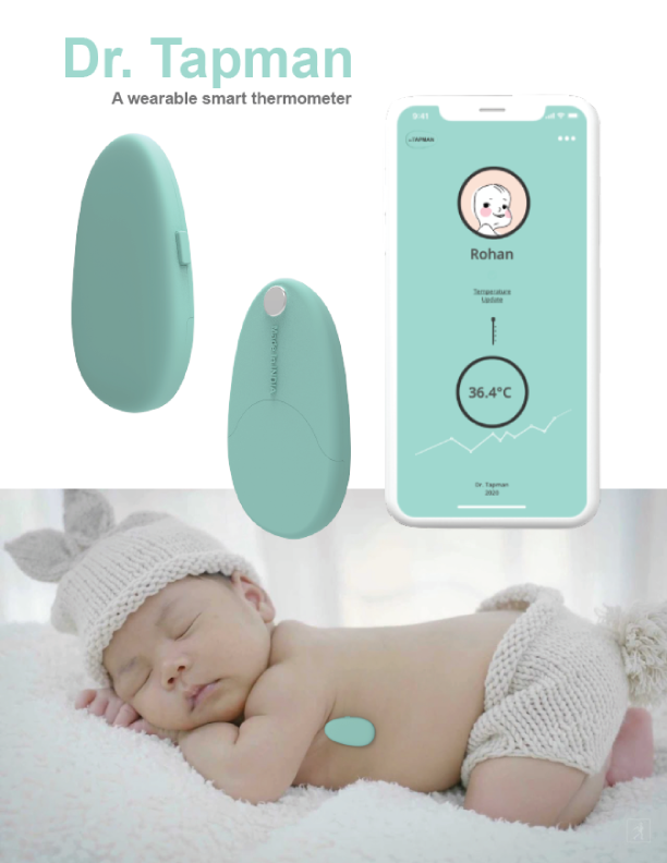 Dr. TAPMAN - Bluetooth wearable thermometer