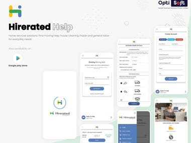 Hirerated Help App