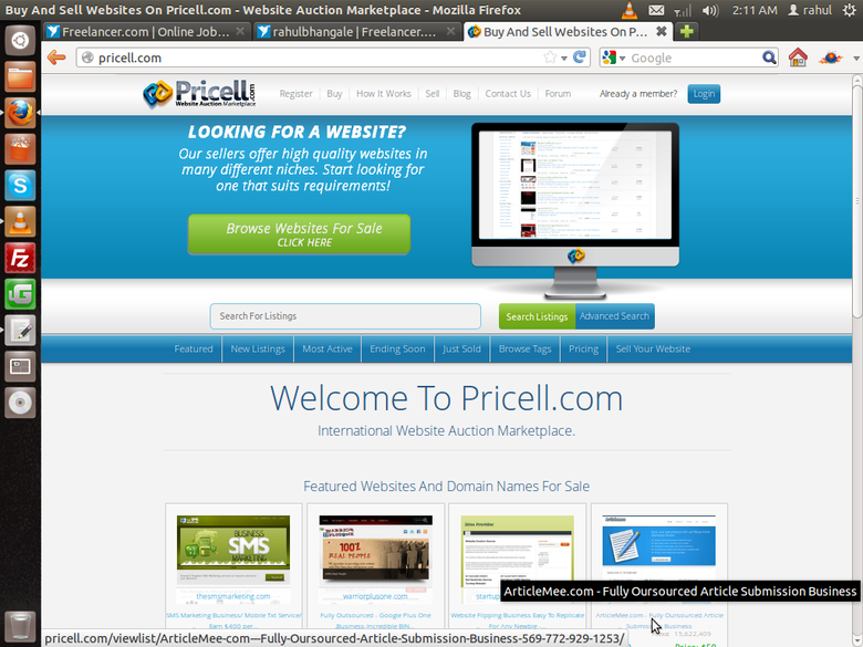 Smarty developer for pricell.com