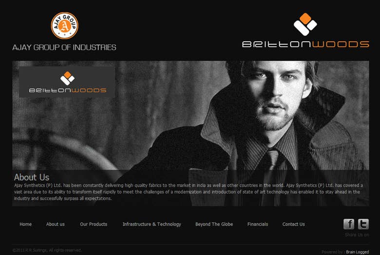 RR Suitings - Business Website