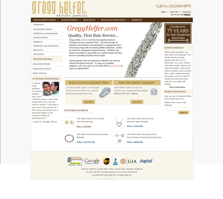 GregHelfer Jewelry Website