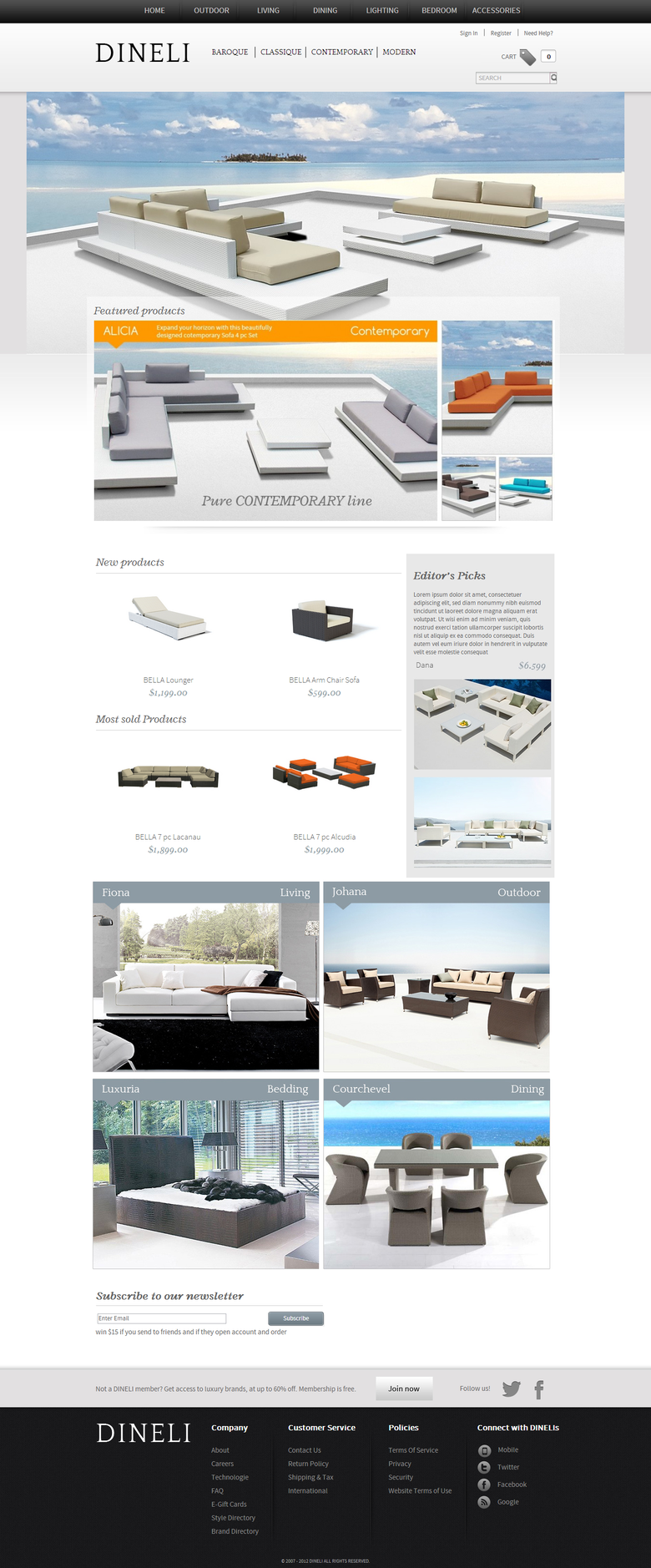 Furniture eCommerce Built & Product Post Production