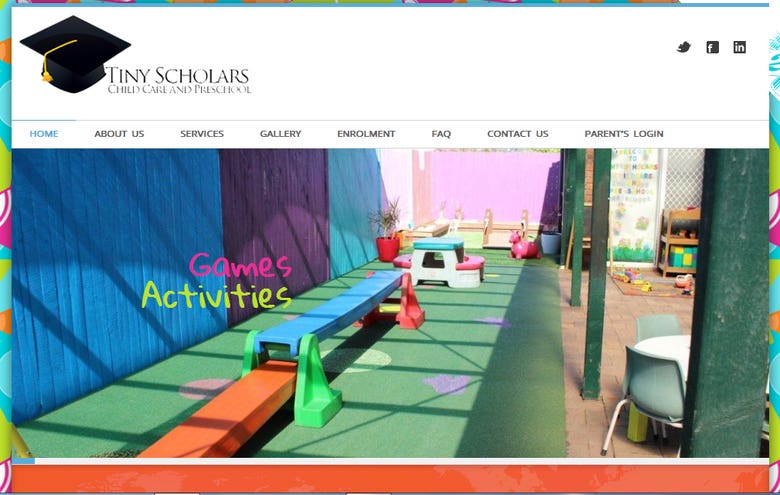 Tiny Scholars Children Website