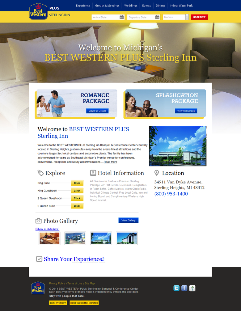 Hotel online portal