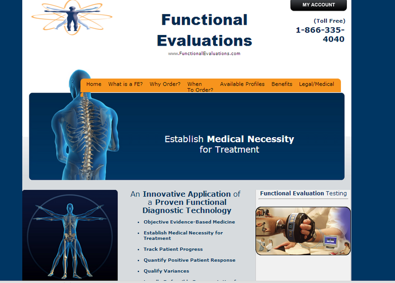 Professional Health Services (Functional Evaluations)