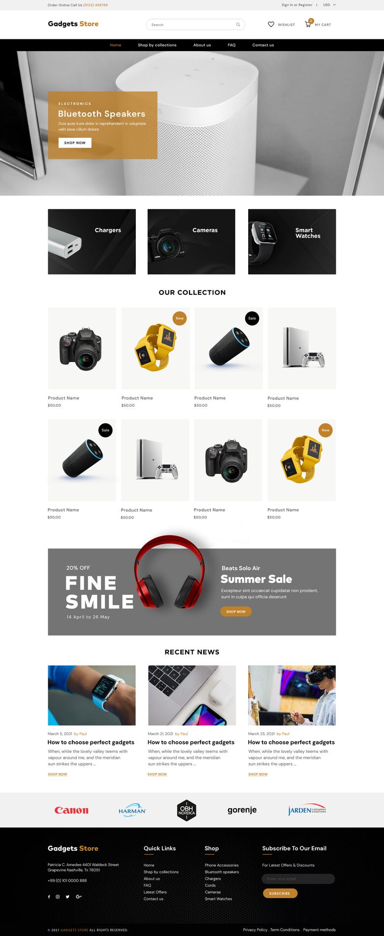 New Shopify Ecommerce Store design