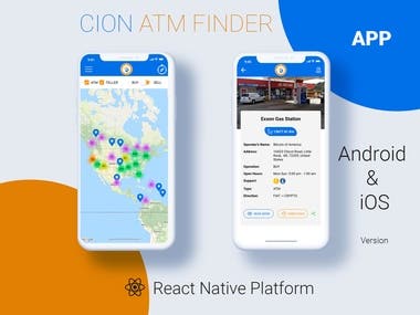 Coin ATM Finder (IOS & Android) App