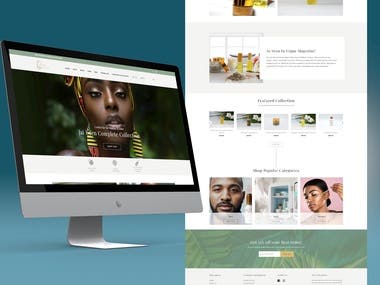 Eden Beauty Website Design