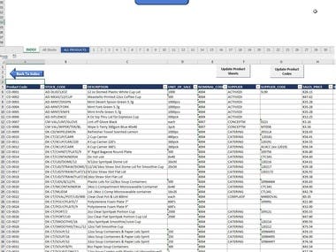 Automated Products Catalog