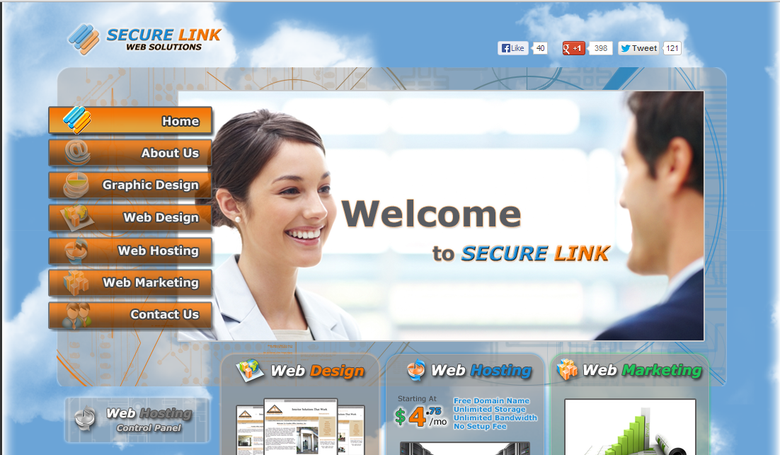 A web Hosting site