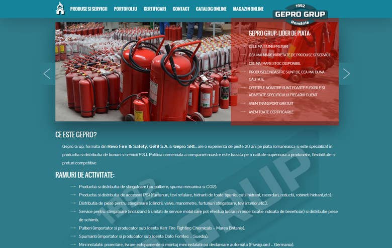 Gepro Grup - fire & safety products