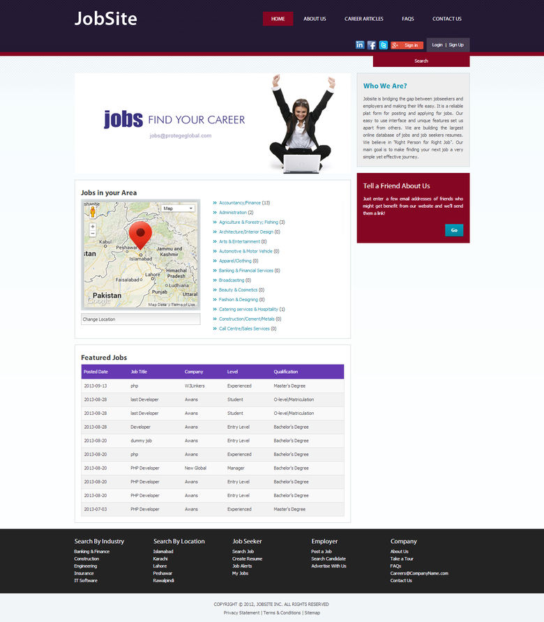 Job Recruiting Website