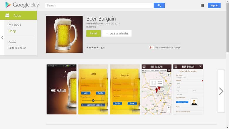GPS Location App ---  Beer Bargain