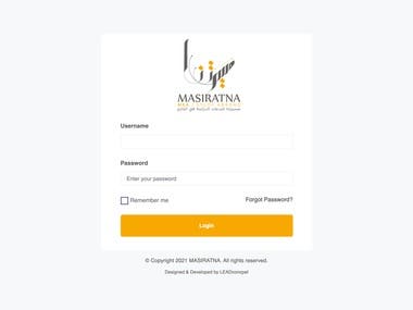 MASIRATNA Web App
