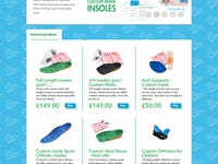 Insole online store based on the Prestashop