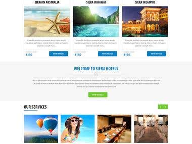 Hotel, Flight and Car booking Site