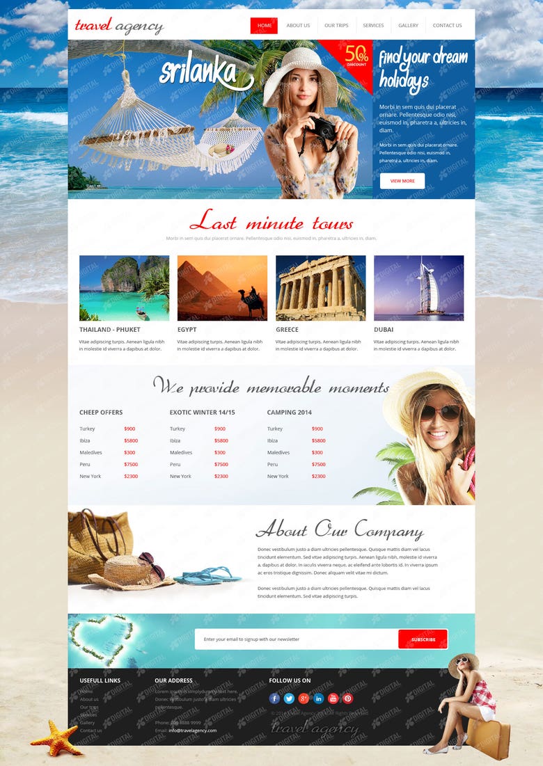 Hotel, Flight and Car booking Site