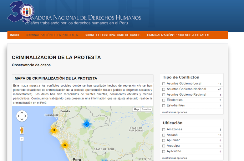 http://criminalizaciondelaprotesta.pe/