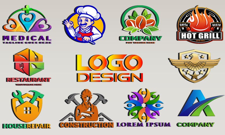 I will do animation, vintage, 3d, typography, lettering logo | Freelancer