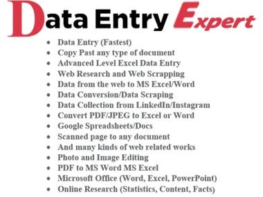Data Entry