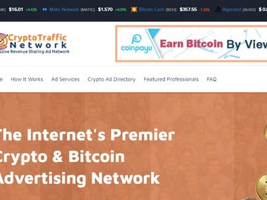 Crypto Traffic Network: Ads Directory, Auto Surfing/ MLM