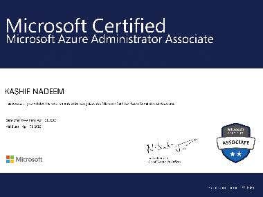 Microsoft Certified Microsoft Azure Administrator Associate