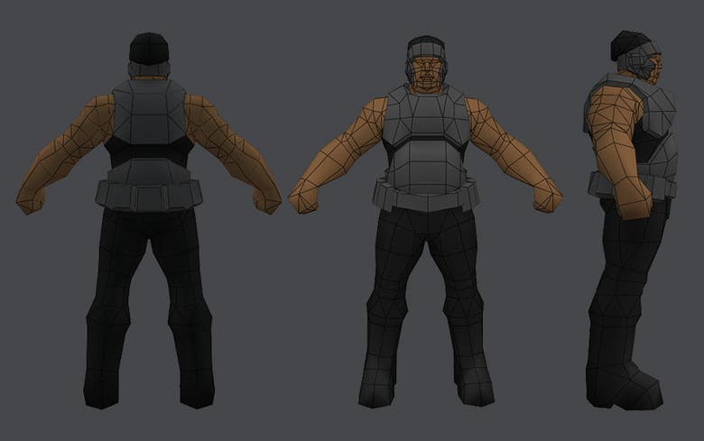 3d character for game