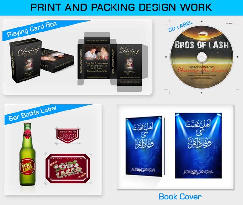 Print and Packaging Design.