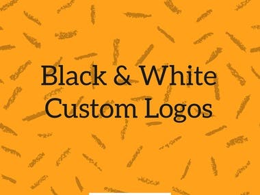 Black & White Custom Logos