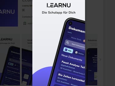 Learning Material App: (Learnu)