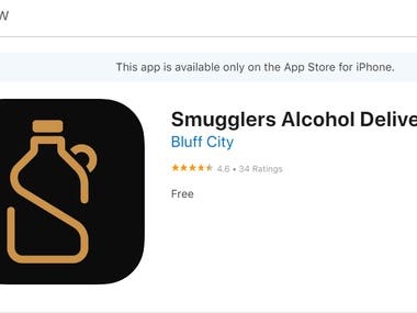 Liquor Ordering App (Smugglers)