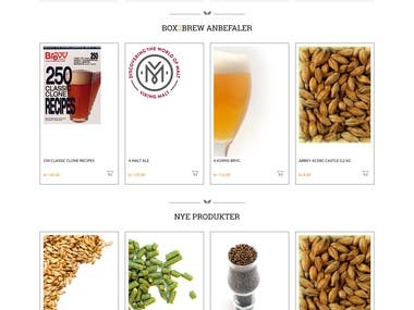 Magento2 eCommerce store for brewery