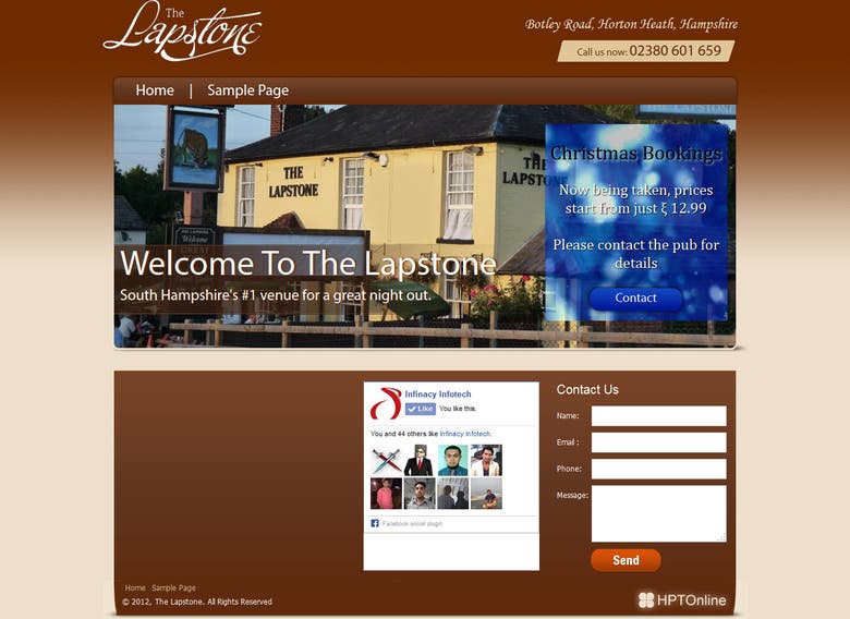 Wordpress website for The Lapstone