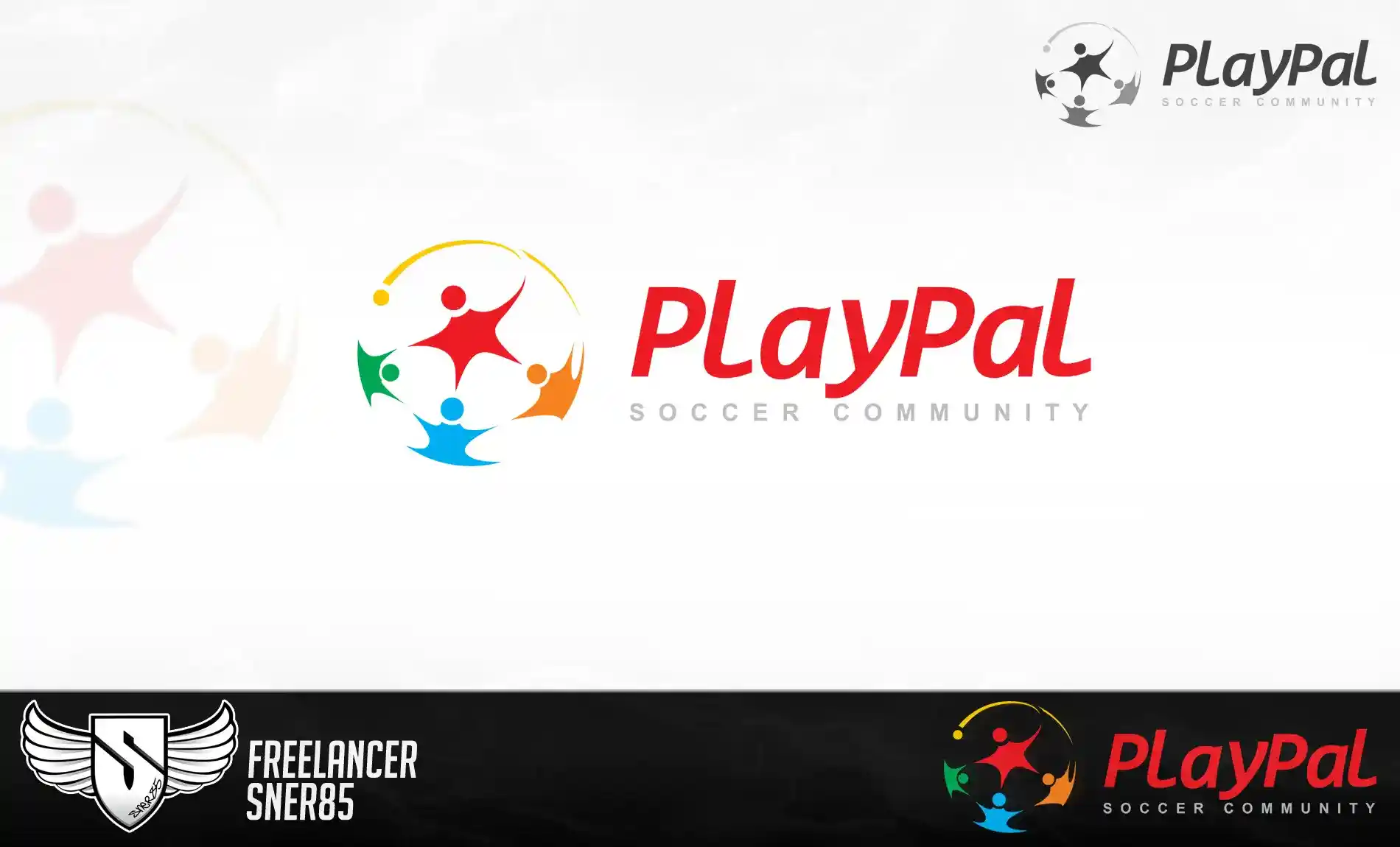 Logo design for PlayPal soccer community