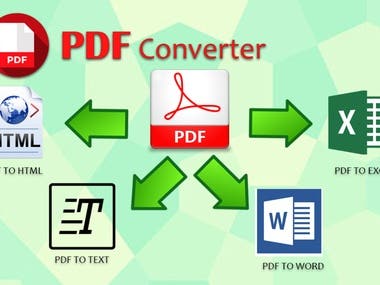 PDF or Image Convert to MS Word or Editable PDF