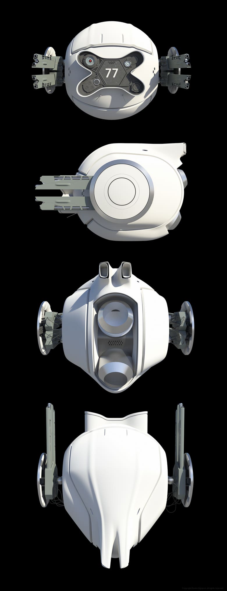 Oblivion Robot Orb 3d model