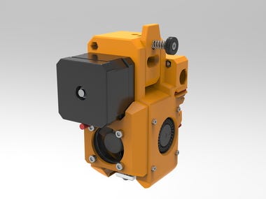 Designing an extruder for a 3D print