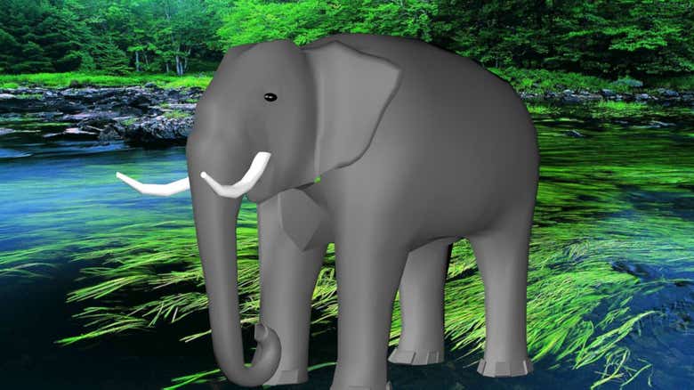 An Elephant/3d Modeling