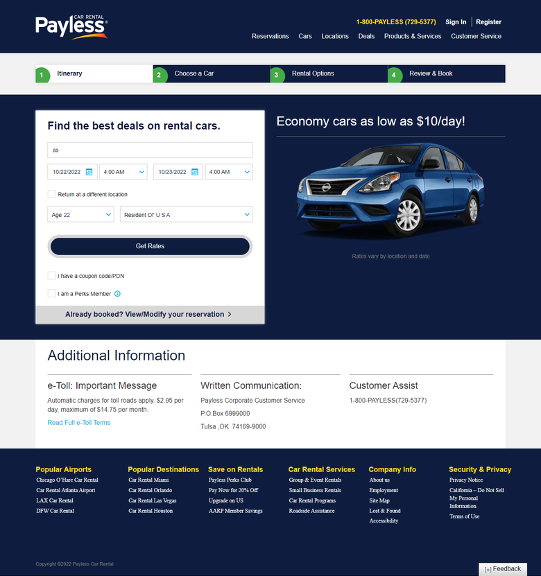 Payless Web & Mobile Application