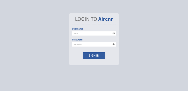 Aircnt Web Application