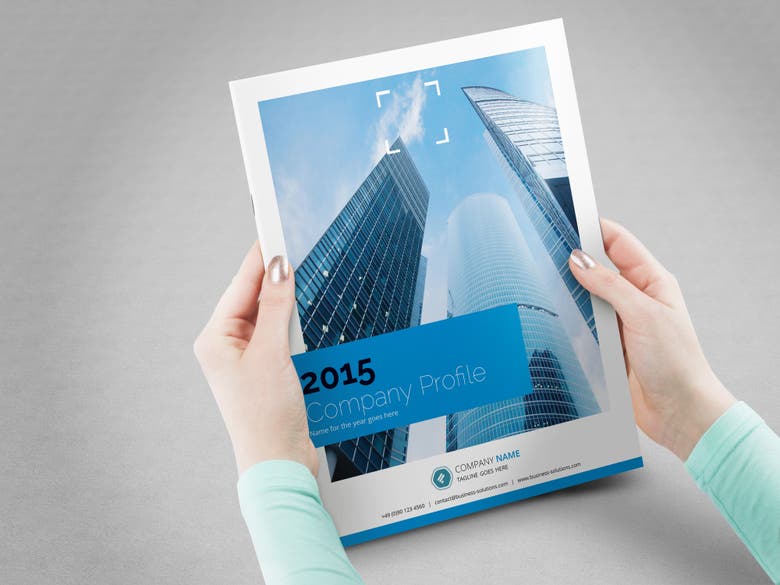 Adobe InDesign Corporate Report Template Design