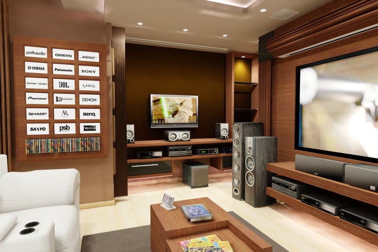 3D design - Home theater store