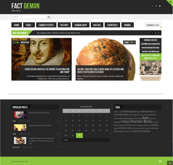 FactDemon (Website,Brand,CMS,eCommerce,PHP,Logo,)