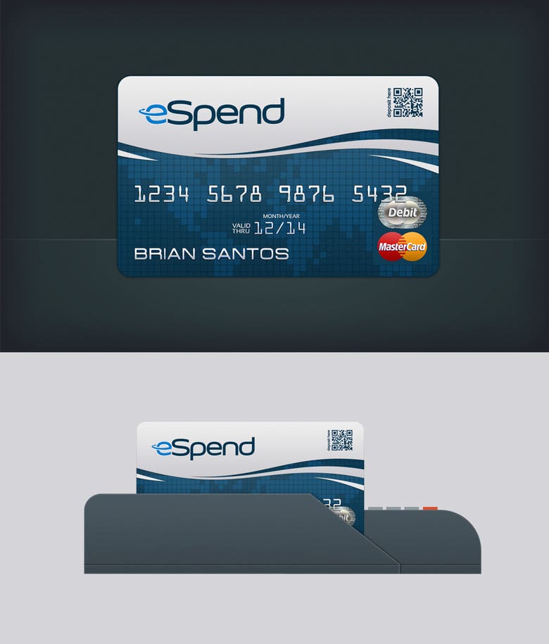 Debit Card Design for eSpend
