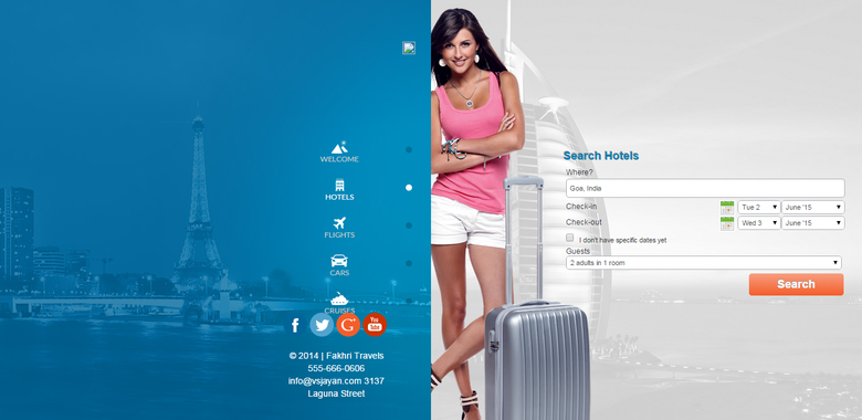 Hotel and Travel Website