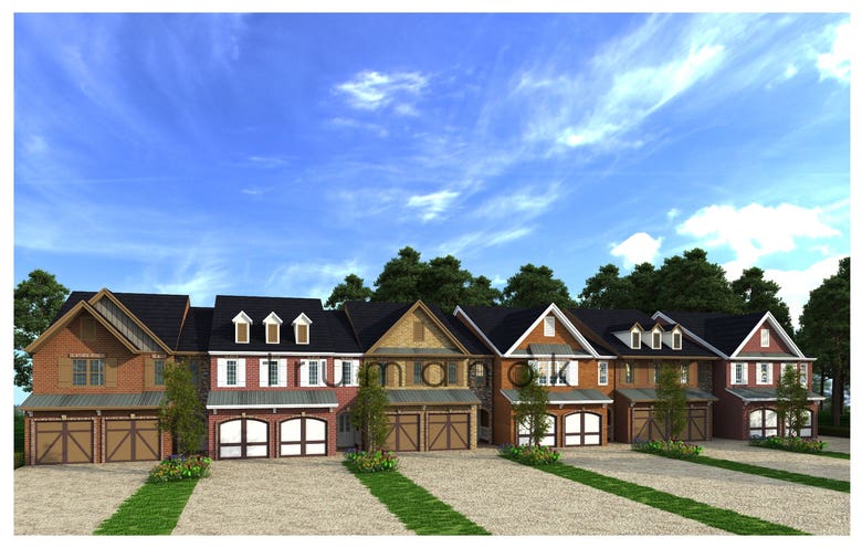 Townhouses rendering 2
