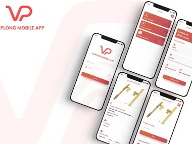 VAPLONG Mobile App UI Design