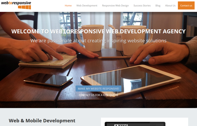 Web to Responsive - web development agency