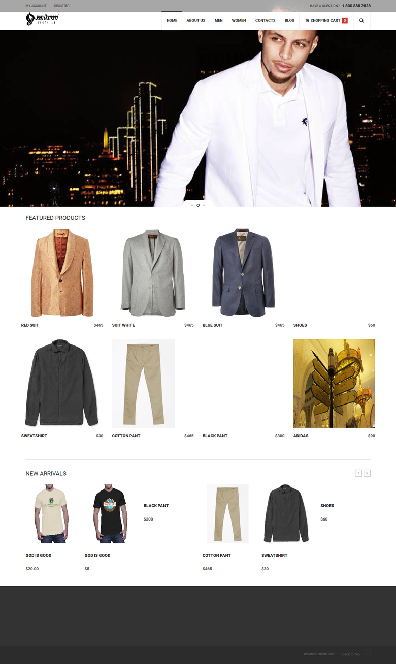 Online Clothing store